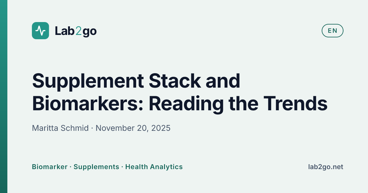 Supplement Stack Iteration: 90-Day Sprint 2026 | Lab2go