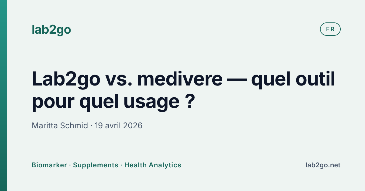 Lab2go vs. medivere (2026) : Comparaison équitable